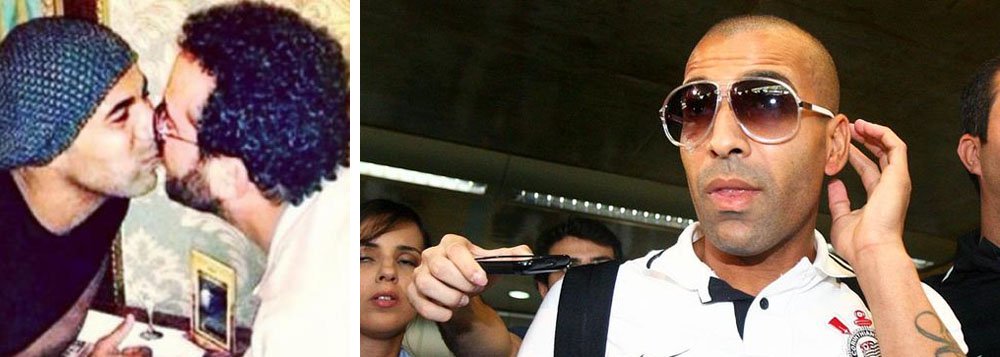 Atacante corintiano pede desculpas (???) por ter beijado outro homem e, reforçando estereótipos, disse que foi uma brincadeira já que “não é são-paulino”; Sheik se sentiu na obrigação de dar explicações à torcida organizada Gaviões da Fiel; a reunião aconteceu a portas fechadas no CT Joaquim Grava (Foto: Realle Palazzo-Martini) Atacante corintiano pede desculpas (???) por ter beijado outro homem e, reforçando estereótipos, disse que foi uma brincadeira já que “não é são-paulino”; Sheik se sentiu na obrigação de dar explicações à torcida organizada Gaviões da Fiel; a reunião aconteceu a portas fechadas no CT Joaquim Grava