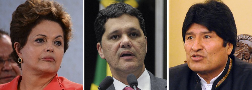 Presidente da Comissão de Relações Exteriores do Senado, Ricardo Ferraço (PMDB-ES) ultrapassou todas as regras de convivência entre dois países amigos e vizinhos; ele cumpriu papel decisivo na fuga do senador Roger Pinto Molina, investigado por corrupção e narcotráfico na Bolívia, e se gabou de ser um "crítico da falta de determinação da diplomacia brasileira"; ao apoiar um fugitivo internacional, ironizou que o governo brasileiro é "às vezes muito companheiro dos nosso vizinhos bolivarianos"; se o exemplo frutificar, onde irão parar a legislação e os acordos internacionais?; criada mais uma saia justa para a presidente Dilma (Foto: Sheila Lopes) Presidente da Comissão de Relações Exteriores do Senado, Ricardo Ferraço (PMDB-ES) ultrapassou todas as regras de convivência entre dois países amigos e vizinhos; ele cumpriu papel decisivo na fuga do senador Roger Pinto Molina, investigado por corrupção e narcotráfico na Bolívia, e se gabou de ser um "crítico da falta de determinação da diplomacia brasileira"; ao apoiar um fugitivo internacional, ironizou que o governo brasileiro é "às vezes muito companheiro dos nosso vizinhos bolivarianos"; se o exemplo frutificar, onde irão parar a legislação e os acordos internacionais?; criada mais uma saia justa para a presidente Dilma