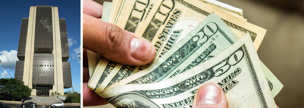 Pela manhã, o BC vendeu US$ 1,311 bilhão no mercado futuro, além de ter feito uma operação de rolagem de vencimento de US$ 986,1 milhões; à tarde, o BC fez mais um leilão de swap cambial; forte alta do dólar também levou a autoridade monetária a intervir ontem (Foto: Gisele Federicce) Pela manhã, o BC vendeu US$ 1,311 bilhão no mercado futuro, além de ter feito uma operação de rolagem de vencimento de US$ 986,1 milhões; à tarde, o BC fez mais um leilão de swap cambial; forte alta do dólar também levou a autoridade monetária a intervir ontem