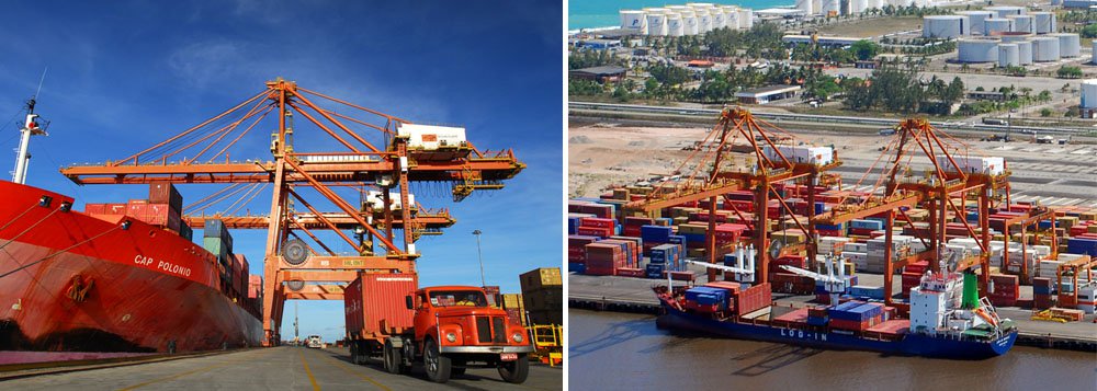 Terminal portuário apresentou o maior volume da sua história; montante registrado, de 12,8 milhões de toneladas, é 14% maior do que o último recorde, compilado em 2011, quando foram movimentadas 11,2 milhões de toneladas; circulação dos granéis líquidos representou 7,3 milhões de toneladas, impulsionada pelos píeres construídos para atender à demanda da Refinaria Abreu e Lima (Foto: Leonardo Lucena) Terminal portuário apresentou o maior volume da sua história; montante registrado, de 12,8 milhões de toneladas, é 14% maior do que o último recorde, compilado em 2011, quando foram movimentadas 11,2 milhões de toneladas; circulação dos granéis líquidos representou 7,3 milhões de toneladas, impulsionada pelos píeres construídos para atender à demanda da Refinaria Abreu e Lima
