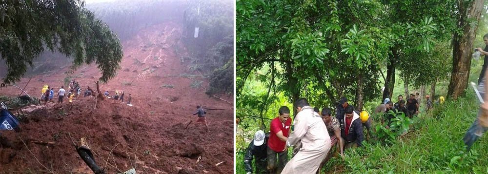A Defesa Civil de Minas Gerais confirmou mais uma morte devido ao deslizamento que deixou uma família soterrada em Córrego do Malacacheta, zona rural do município de Sardoá (MG); cinco corpos já foram encontrados e identificados; as equipes especializadas em enchentes retomaram o trabalho de busca, que havia sido interrompido por causa da falta de iluminação e os risco de ocorrerem novos deslizamentos de terra (Foto: Leonardo Lucena) A Defesa Civil de Minas Gerais confirmou mais uma morte devido ao deslizamento que deixou uma família soterrada em Córrego do Malacacheta, zona rural do município de Sardoá (MG); cinco corpos já foram encontrados e identificados; as equipes especializadas em enchentes retomaram o trabalho de busca, que havia sido interrompido por causa da falta de iluminação e os risco de ocorrerem novos deslizamentos de terra