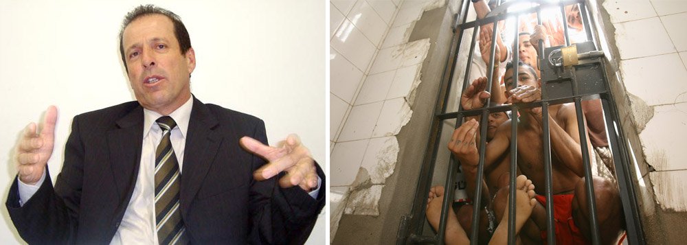 Dados do Conselho Nacional de Justiça revelam que quase metade da população carcerária de Alagoas ainda aguarda julgamento; o juiz José Braga Neto, da Vara de Execuções Penais, diz que "o problema é que faltam juízes, mas a situação já melhorou bastante" (Foto: Voney Malta) Dados do Conselho Nacional de Justiça revelam que quase metade da população carcerária de Alagoas ainda aguarda julgamento; o juiz José Braga Neto, da Vara de Execuções Penais, diz que "o problema é que faltam juízes, mas a situação já melhorou bastante"