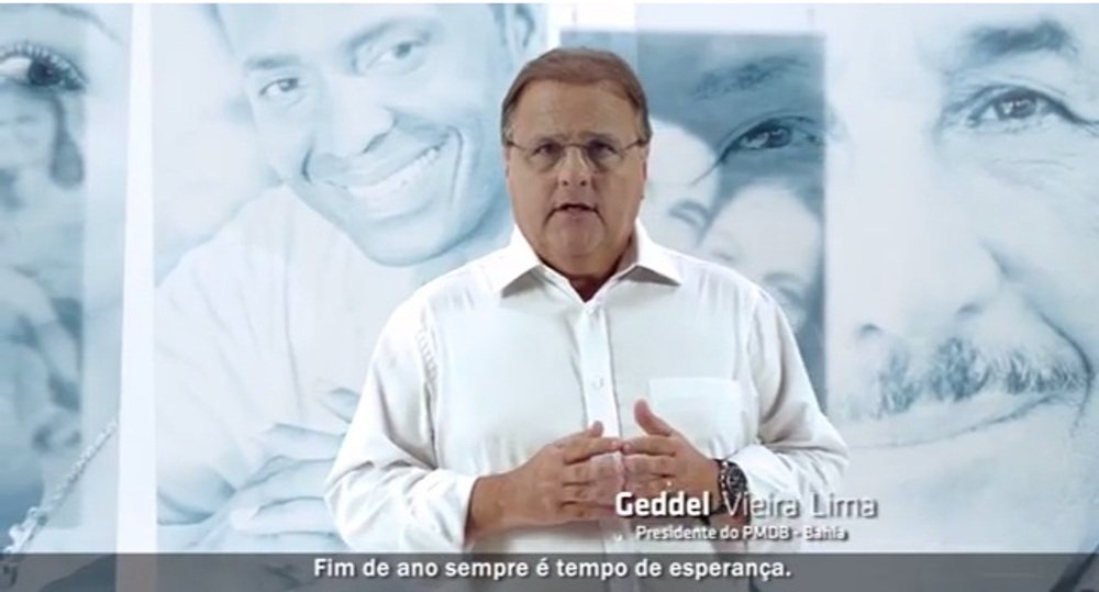 Presidente do PMDB baiano e pré-candidato a governador aparece na propaganda partidária na TV defendendo uma melhor educação para crianças e adolescentes, uma saúde pública de qualidade, além de mais mobilidade urbana e segurança pública; "Compartilho o sentimento de boa parte dos baianos, que também desejam mais qualidade de vida em 2014. Sei que a Bahia pode mais e a esperança é o combustível para mudanças que queremos ver", diz no vídeo de 30 segundos (Foto: Valter Lima) Presidente do PMDB baiano e pré-candidato a governador aparece na propaganda partidária na TV defendendo uma melhor educação para crianças e adolescentes, uma saúde pública de qualidade, além de mais mobilidade urbana e segurança pública; "Compartilho o sentimento de boa parte dos baianos, que também desejam mais qualidade de vida em 2014. Sei que a Bahia pode mais e a esperança é o combustível para mudanças que queremos ver", diz no vídeo de 30 segundos