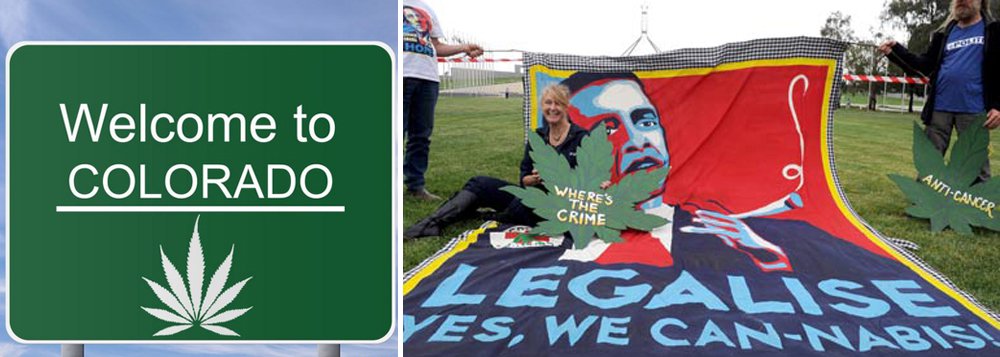 No primeiro dia de 2014, estão sendo abertos os primeiros clubes recreativos para consumo de maconha nos Estados Unidos, no estado do Colorado; autoridades locais esperam que esse mercado gere US$ 578 milhões por ano, incluindo US$ 67 milhões em tributos; a maconha continua ilegal pela lei federal, mas o governo de Barack Obama tem dito que vai dar aos estados a liberdade para ter os seus próprios estatutos para uso recreacional; ou seja, assim como no Uruguai, de José Mujica, o tabu da maconha começa a ser derrubado (Foto: Leonardo Attuch) No primeiro dia de 2014, estão sendo abertos os primeiros clubes recreativos para consumo de maconha nos Estados Unidos, no estado do Colorado; autoridades locais esperam que esse mercado gere US$ 578 milhões por ano, incluindo US$ 67 milhões em tributos; a maconha continua ilegal pela lei federal, mas o governo de Barack Obama tem dito que vai dar aos estados a liberdade para ter os seus próprios estatutos para uso recreacional; ou seja, assim como no Uruguai, de José Mujica, o tabu da maconha começa a ser derrubado