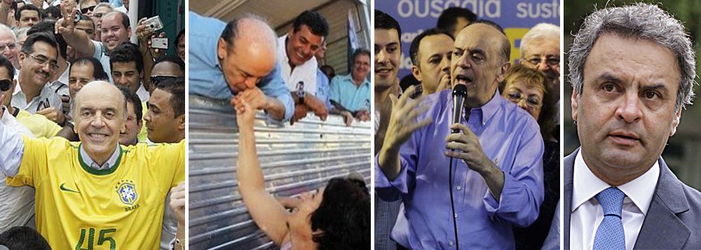 Dirigentes e militantes do partido dos tucanos já se fazem essa pergunta: vale mesmo a pena investir de novo em José Serra?; ex-governador se escala para prévias partidárias, mas o apelo de concorrer com Aécio Neves pela primeira vez parece empolgar mais os tucanos do que a velha alternativa do candidato intelectualizado com dificuldades de se aproximar do povo; paulista quer saber quais são as condições da disputa; se não gostar, ele fica disciplinadamente ou, indignado, sairá do partido?; o jogo de José Serra está longe de estar completado (Foto: Felipe L. Goncalves) Dirigentes e militantes do partido dos tucanos já se fazem essa pergunta: vale mesmo a pena investir de novo em José Serra?; ex-governador se escala para prévias partidárias, mas o apelo de concorrer com Aécio Neves pela primeira vez parece empolgar mais os tucanos do que a velha alternativa do candidato intelectualizado com dificuldades de se aproximar do povo; paulista quer saber quais são as condições da disputa; se não gostar, ele fica disciplinadamente ou, indignado, sairá do partido?; o jogo de José Serra está longe de estar completado
