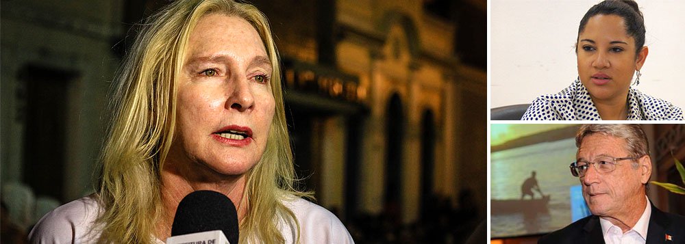 Após o anúncio de rompimento com o governo do tucano Teotonio Vilela, o Diário Oficial publica as exonerações das secretárias de Estado da Mulher Cidadania e Direitos Humanos, Katia Born, e a da Assistência e Desenvolvimento Social, Celiany Rocha; elas fazem parte dos sete partidos que decidiram apoiar candidatura ao Executivo não indicada pelo governador de Alagoas; expectativa é que outras quatro secretarias tenham os gestores exonerados (Foto: Voney Malta) Após o anúncio de rompimento com o governo do tucano Teotonio Vilela, o Diário Oficial publica as exonerações das secretárias de Estado da Mulher Cidadania e Direitos Humanos, Katia Born, e a da Assistência e Desenvolvimento Social, Celiany Rocha; elas fazem parte dos sete partidos que decidiram apoiar candidatura ao Executivo não indicada pelo governador de Alagoas; expectativa é que outras quatro secretarias tenham os gestores exonerados