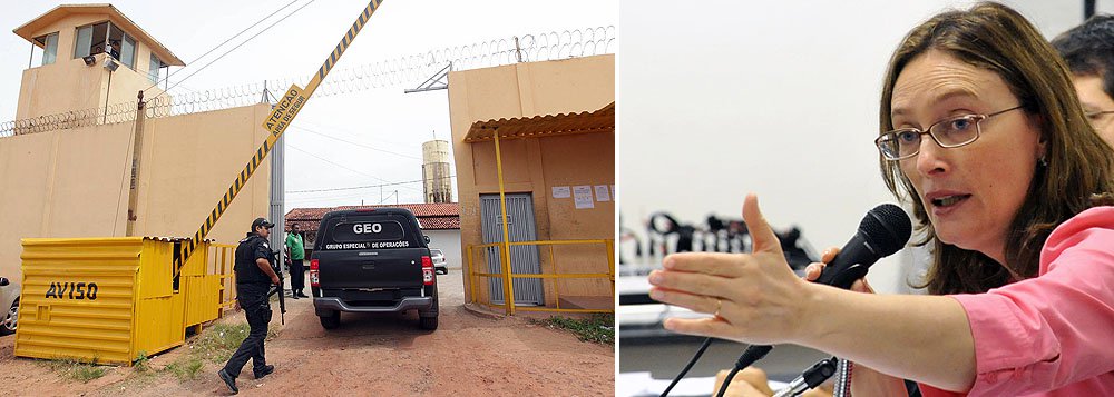 Maria do Rosário reúne Conselho de Defesa de Direitos da Pessoa Humana, da Secretaria de Direitos Humanos (SDH), para discutir a crise carcerária no Complexo Penitenciário de São Luís e as violações de direitos humanos cometidas contra presos (Foto: Roberta Namour) Maria do Rosário reúne Conselho de Defesa de Direitos da Pessoa Humana, da Secretaria de Direitos Humanos (SDH), para discutir a crise carcerária no Complexo Penitenciário de São Luís e as violações de direitos humanos cometidas contra presos