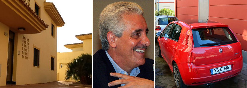 Investigações da polícia espanhola que ajudaram na prisão do ex-diretor do Bando do Brasil revelam aquisição de dois apartamentos de alto padrão em condomínio com vista para o Mediterrâneo; apenas um deles estaria avaliado entre R$ 1,5 e R$ 1,9 milhão; Pizzolato e sua mulher, porém, informaram residência provisória na Espanha em um terceiro imóvel, de padrão inferior; Fiat Punto comprado no país acabou por revelar o paradeiro do condenado na AP 470 no norte da Itália (Foto: Realle Palazzo-Martini) Investigações da polícia espanhola que ajudaram na prisão do ex-diretor do Bando do Brasil revelam aquisição de dois apartamentos de alto padrão em condomínio com vista para o Mediterrâneo; apenas um deles estaria avaliado entre R$ 1,5 e R$ 1,9 milhão; Pizzolato e sua mulher, porém, informaram residência provisória na Espanha em um terceiro imóvel, de padrão inferior; Fiat Punto comprado no país acabou por revelar o paradeiro do condenado na AP 470 no norte da Itália