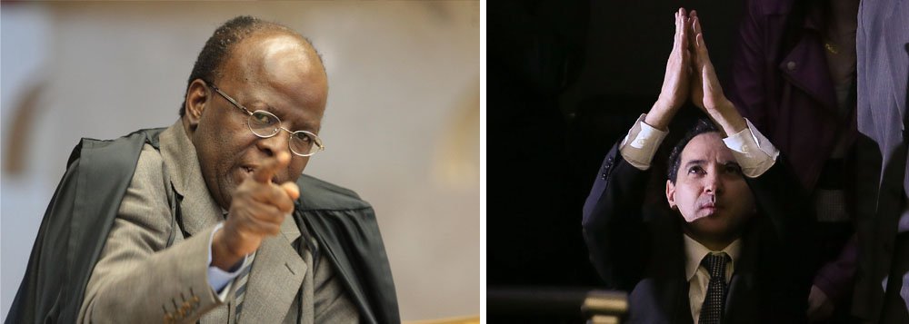 O presidente do Supremo Tribunal Federal, Joaquim Barbosa, disse que a não cassação do deputado Natan Donadon (sem partido-RO) foi uma "incongruência constitucional"; embora tenha reconhecido a autonomia do parlamento, fez uma advertência: "o Congresso Nacional é soberano, ele tomou a sua decisão, ele terá que conviver e lidar com as consequências desse ato"; será que Barbosa gostaria de ver o parlamento invadido por manifestantes no 7 de setembro? (Foto: Leonardo Attuch) www.brasil247.com - O presidente do Supremo Tribunal Federal, Joaquim Barbosa, disse que a não cassação do deputado Natan Donadon (sem partido-RO) foi uma "incongruência constitucional"; embora tenha reconhecido a autonomia do parlamento, fez uma advertência: "o Congresso Nacional é soberano, ele tomou a sua decisão, ele terá que conviver e lidar com as consequências desse ato"; será que Barbosa gostaria de ver o parlamento invadido por manifestantes no 7 de setembro?