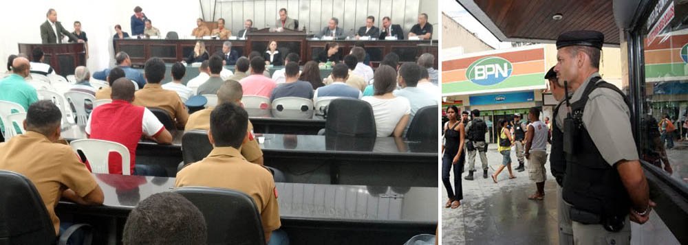 A sessão, proposta pelo deputado estadual Ronaldo Medeiros (PT), vai elaborar uma ata em que solicita agilidade na aprovação da PEC 300, que trata sobre a equiparação salarial de policiais e bombeiros militares ao salário dos profissionais do Distrito Federal e ainda a criação do Fundo Nacional de Desenvolvimento da Segurança Pública. A PEC é de autoria do deputado Arnaldo Faria de Sá (PTB/SP) e já foi aprovada pelo Senado e pela Câmara Federal, em primeiro turno. Caso seja aprovada em segundo turno, não precisará aguardar a sanção presidencial. Com a aprovação, a nova lei é encaminhada aos governos estaduais com a determinação federal para o pagamento. (Foto: Voney Malta) A sessão, proposta pelo deputado estadual Ronaldo Medeiros (PT), vai elaborar uma ata em que solicita agilidade na aprovação da PEC 300, que trata sobre a equiparação salarial de policiais e bombeiros militares ao salário dos profissionais do Distrito Federal e ainda a criação do Fundo Nacional de Desenvolvimento da Segurança Pública. A PEC é de autoria do deputado Arnaldo Faria de Sá (PTB/SP) e já foi aprovada pelo Senado e pela Câmara Federal, em primeiro turno. Caso seja aprovada em segundo turno, não precisará aguardar a sanção presidencial. Com a aprovação, a nova lei é encaminhada aos governos estaduais com a determinação federal para o pagamento.
