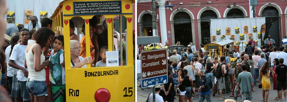 Para marcar os dois anos do acidente que matou seis pessoas e tirou de circulação os históricos bondes do bairro de Santa Teresa, no centro do Rio, os moradores fizeram um ato público no Largo dos Guimarães; os moradores do bairro querem saber o destino dos bondes históricos, de 115 anos, que estão parados na oficina, o destino dos bondes modernizados em 2009 e que, segundo a Amast, nunca funcionaram direito, e como e quando será reimplantado o sistema de bonde (Foto: Leonardo Attuch) Para marcar os dois anos do acidente que matou seis pessoas e tirou de circulação os históricos bondes do bairro de Santa Teresa, no centro do Rio, os moradores fizeram um ato público no Largo dos Guimarães; os moradores do bairro querem saber o destino dos bondes históricos, de 115 anos, que estão parados na oficina, o destino dos bondes modernizados em 2009 e que, segundo a Amast, nunca funcionaram direito, e como e quando será reimplantado o sistema de bonde