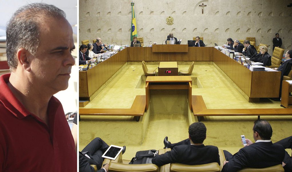 Até o momento, o ministro-relator da ação, Joaquim Barbosa, acolheu, parcialmente, os recursos do publicitário Marcos Valério, no julgamento, ao corrigir erros de transcrição do acórdão referentes aos dias-multa aplicados ao réu. A decisão de Barbosa não tem efeito de modificar a pena; Valério recebeu a maior pena do julgamento, 40 anos, 2 meses e 10 dias, além de multa de cerca de R$ 2,78 milhões (Foto: Valter Lima) Até o momento, o ministro-relator da ação, Joaquim Barbosa, acolheu, parcialmente, os recursos do publicitário Marcos Valério, no julgamento, ao corrigir erros de transcrição do acórdão referentes aos dias-multa aplicados ao réu. A decisão de Barbosa não tem efeito de modificar a pena; Valério recebeu a maior pena do julgamento, 40 anos, 2 meses e 10 dias, além de multa de cerca de R$ 2,78 milhões