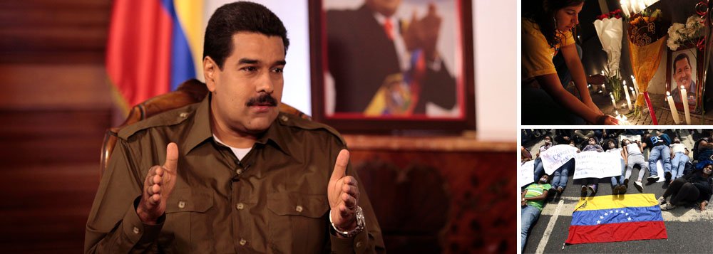 Em pleno clima de revolta política, governo da Venezuela, de Nicolás Maduro, prepara dez dias de atividades em diferentes regiões do país para lembrar um ano da morte do líder bolivariano; são esperados chefes de Estado e representantes de vários países convidados; o presidente da Bolívia, Evo Morales, e o vice-presidente da Argentina, Amado Boudou, já estão em Caracas (Foto: Roberta Namour) Em pleno clima de revolta política, governo da Venezuela, de Nicolás Maduro, prepara dez dias de atividades em diferentes regiões do país para lembrar um ano da morte do líder bolivariano; são esperados chefes de Estado e representantes de vários países convidados; o presidente da Bolívia, Evo Morales, e o vice-presidente da Argentina, Amado Boudou, já estão em Caracas
