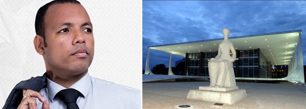A "demora" do STF para julgar o habeas corpus do vereador Marco Prisco foi criticada pelo advogado do tucano que está preso na Papuda; pedido foi impetrado por Fábio Brito no mesmo dia em que Prisco foi preso, na Sexta-Feira Santa e foi entregue à ministra Cármen Lúcia, que trabalhava em regime de plantão; pedido de habeas corpus agora se encontra com o ministro relator Ricardo Lewandowski e ainda não há previsão de julgamento; "O Habeas Corpus é um pedido de extrema urgência e não conseguimos entender porque não foi votado no plantão. Afinal, plantão serve para isso", reclama o advogado do tucano (Foto: Romulo Faro) A "demora" do STF para julgar o habeas corpus do vereador Marco Prisco foi criticada pelo advogado do tucano que está preso na Papuda; pedido foi impetrado por Fábio Brito no mesmo dia em que Prisco foi preso, na Sexta-Feira Santa e foi entregue à ministra Cármen Lúcia, que trabalhava em regime de plantão; pedido de habeas corpus agora se encontra com o ministro relator Ricardo Lewandowski e ainda não há previsão de julgamento; "O Habeas Corpus é um pedido de extrema urgência e não conseguimos entender porque não foi votado no plantão. Afinal, plantão serve para isso", reclama o advogado do tucano