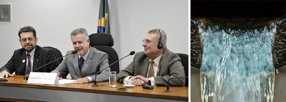 Representantes do Conselho Mundial da Água receberam o compromisso da Casa em apoio a candidatura de Brasília para sede do 8º Fórum Mundial da Água, em 2018 (Foto: Leonardo Lucena) Representantes do Conselho Mundial da Água receberam o compromisso da Casa em apoio a candidatura de Brasília para sede do 8º Fórum Mundial da Água, em 2018