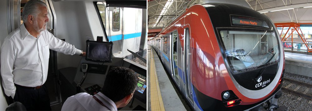 Questionado sobre suposição de que a Fifa exigiu que o trecho pronto do metrô de Salvador (Estação da Lapa – Retiro) entrasse em funcionamento na Copa, o governador Jaques Wagner atribuiu especulações à "falta de competência de quem passou 14 anos aí (na prefeitura) e não botou para rodar"; comandante do Executivo baiano também afastou relação do início da operação do sistema de transporte, marcado para dia 11 próximo, com a proximidade das eleições que apontarão seu sucessor (Foto: Romulo Faro) Questionado sobre suposição de que a Fifa exigiu que o trecho pronto do metrô de Salvador (Estação da Lapa – Retiro) entrasse em funcionamento na Copa, o governador Jaques Wagner atribuiu especulações à "falta de competência de quem passou 14 anos aí (na prefeitura) e não botou para rodar"; comandante do Executivo baiano também afastou relação do início da operação do sistema de transporte, marcado para dia 11 próximo, com a proximidade das eleições que apontarão seu sucessor