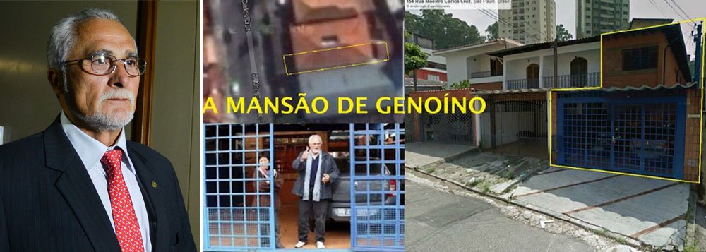 No artigo "Preto, pobre, prostituta e petista", Eduardo Guimarães, do Blog da Cidadania, expressa sua indignação com a prisão de uma das principais lideranças da esquerda brasileira, José Genoino, que deve acontecer nas próximas horas; "isso está acontecendo em um país em que um político como Paulo Maluf, cujas provas de corrupção se avolumam há décadas, jamais foi condenado à prisão", diz ele, que ilustra seu texto com uma imagem da "mansão de Genoino" (Foto: Leonardo Attuch) No artigo "Preto, pobre, prostituta e petista", Eduardo Guimarães, do Blog da Cidadania, expressa sua indignação com a prisão de uma das principais lideranças da esquerda brasileira, José Genoino, que deve acontecer nas próximas horas; "isso está acontecendo em um país em que um político como Paulo Maluf, cujas provas de corrupção se avolumam há décadas, jamais foi condenado à prisão", diz ele, que ilustra seu texto com uma imagem da "mansão de Genoino"