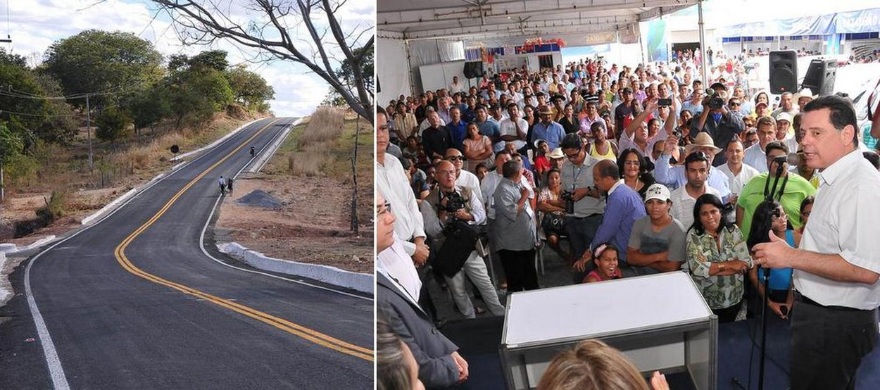 Governador realizou abertura da edição do Governo Junto de Você em Posse e entregou os 32 km de asfalto novo da GO-446, entre Posse e Iaciara. Perillo ainda assinou dezenas de ordens de serviço para beneficiar as áreas de infraestrutura, saúde e educação. Região Nordeste é a mais pobre do Estado e vem recebendo uma agenda especial de obras e serviços poro parte do governador (Foto: Realle Palazzo-Martini) Governador realizou abertura da edição do Governo Junto de Você em Posse e entregou os 32 km de asfalto novo da GO-446, entre Posse e Iaciara. Perillo ainda assinou dezenas de ordens de serviço para beneficiar as áreas de infraestrutura, saúde e educação. Região Nordeste é a mais pobre do Estado e vem recebendo uma agenda especial de obras e serviços poro parte do governador