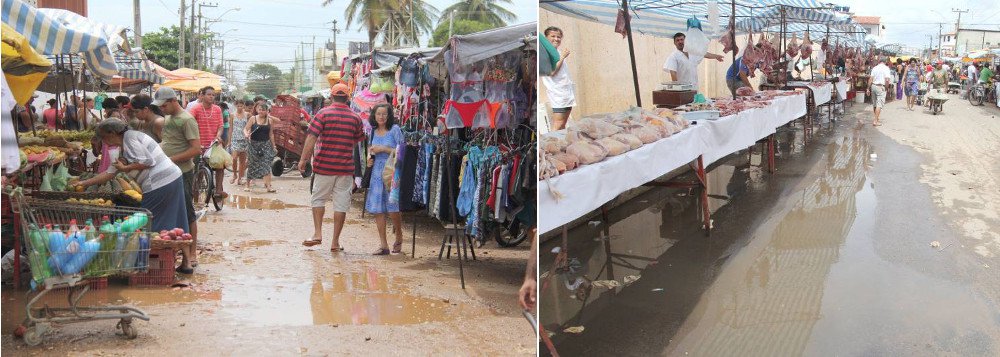 MP deu prazo à prefeitura de Aracaju para que apresente um projeto de adequação sanitária de oito feiras e exigiu mudanças imediatas em outras 22 feiras; feirantes terão que participar de um processo de licitação pública; barracas deverão ser padronizadas e passam a ocupar apenas um lado da rua; comercialização de carnes e peixes só poderá ser feita em caminhões com balcões frigoríficos; segundo a prefeitura, todas as barracas passarão por regulamentação, e nenhuma feira será extinta (Foto: Valter Lima) MP deu prazo à prefeitura de Aracaju para que apresente um projeto de adequação sanitária de oito feiras e exigiu mudanças imediatas em outras 22 feiras; feirantes terão que participar de um processo de licitação pública; barracas deverão ser padronizadas e passam a ocupar apenas um lado da rua; comercialização de carnes e peixes só poderá ser feita em caminhões com balcões frigoríficos; segundo a prefeitura, todas as barracas passarão por regulamentação, e nenhuma feira será extinta