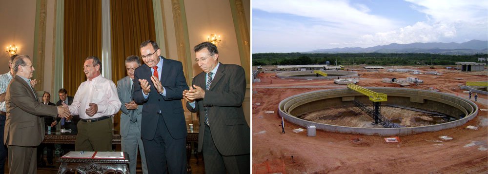 O governador Tarso Genro assinou, no Palácio Piratini, convênio de R$ 1 bilhão com o Ministério das Cidades e a Caixa Econômica Federal para investimentos em saneamento e esgoto; o valor é originado do PAC II e beneficiará 16 cidades gaúchas; "Em seis anos, com essa captação de recursos, nós abateremos um passivo de 40% de esgoto tratado no RS, que traduz um legado de 50 anos de existência da Corsan", disse o governador (Foto: Leonardo Lucena) O governador Tarso Genro assinou, no Palácio Piratini, convênio de R$ 1 bilhão com o Ministério das Cidades e a Caixa Econômica Federal para investimentos em saneamento e esgoto; o valor é originado do PAC II e beneficiará 16 cidades gaúchas; "Em seis anos, com essa captação de recursos, nós abateremos um passivo de 40% de esgoto tratado no RS, que traduz um legado de 50 anos de existência da Corsan", disse o governador