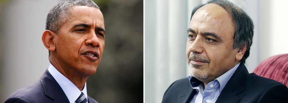 O presidente dos Estados Unidos, Barack Obama, sancionou uma lei que efetivamente impede um diplomata iraniano de ocupar um posto na Organização das Nações Unidas por suspeitas de envolvimento dele na crise dos reféns em Teerã entre 1979 e 1981; trata-se de Abutalebi Hamid, que atuou como intérprete dos militantes que mantiveram os reféns (Foto: Leonardo Attuch) O presidente dos Estados Unidos, Barack Obama, sancionou uma lei que efetivamente impede um diplomata iraniano de ocupar um posto na Organização das Nações Unidas por suspeitas de envolvimento dele na crise dos reféns em Teerã entre 1979 e 1981; trata-se de Abutalebi Hamid, que atuou como intérprete dos militantes que mantiveram os reféns