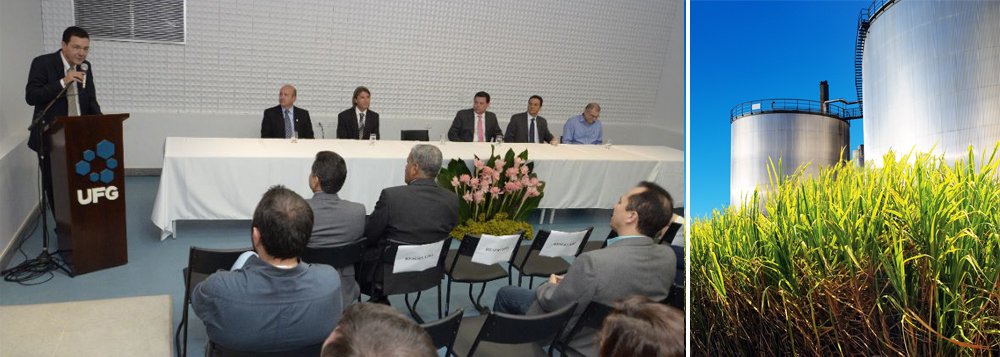 Petrobras e Universidade Federal de Goiás (UFG) inauguraram centro tecnológico para melhorar a genética da cana de açúcar em Goiás, visando ampliar a produção do etanol celulósico e etanol de segunda geração; estrutura é composta por cinco laboratórios e recebeu investimentos de aproximadamente R$ 1,8 milhão (Foto: Voney Malta) Petrobras e Universidade Federal de Goiás (UFG) inauguraram centro tecnológico para melhorar a genética da cana de açúcar em Goiás, visando ampliar a produção do etanol celulósico e etanol de segunda geração; estrutura é composta por cinco laboratórios e recebeu investimentos de aproximadamente R$ 1,8 milhão