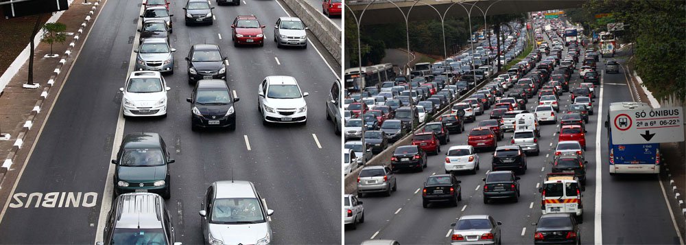 Iniciativa faz parte da Operação Dá Licença para o Ônibus, que visa diminuir o tempo de viagem dos usuários e melhorar os padrões de conforto e segurança do transporte público. Motorista que não respeitar a sinalização fica sujeito a multa de R$ 53,20 e perda de três pontos na carteira (Foto: Roberta Namour) Iniciativa faz parte da Operação Dá Licença para o Ônibus, que visa diminuir o tempo de viagem dos usuários e melhorar os padrões de conforto e segurança do transporte público. Motorista que não respeitar a sinalização fica sujeito a multa de R$ 53,20 e perda de três pontos na carteira