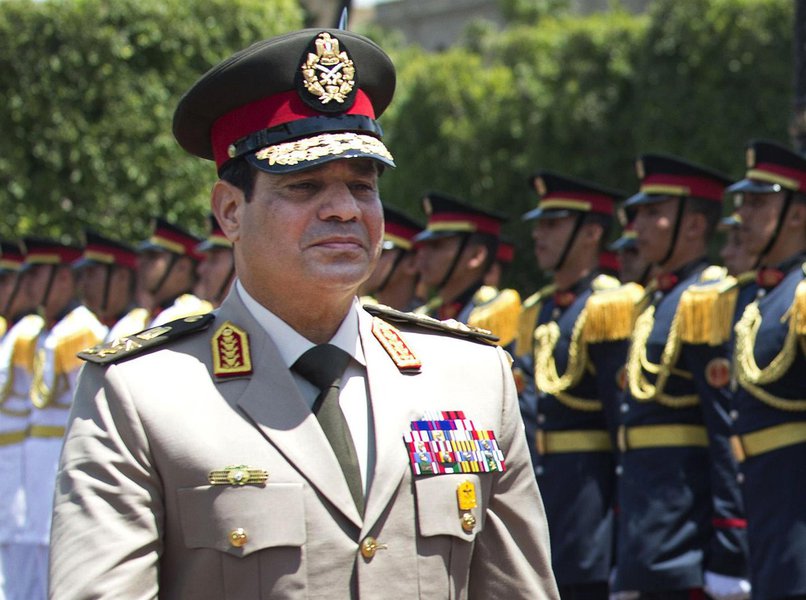 O ex-chefe do exército Abdel Fattah al-Sisi foi empossado como presidente do Egito neste domingo, em uma cerimônia discreta com a presença de aliados ocidentais preocupados com a repressão aos dissidentes desde que ele depôs o líder islamista Mohamed Mursi (Foto: Leonardo Attuch) O ex-chefe do exército Abdel Fattah al-Sisi foi empossado como presidente do Egito neste domingo, em uma cerimônia discreta com a presença de aliados ocidentais preocupados com a repressão aos dissidentes desde que ele depôs o líder islamista Mohamed Mursi