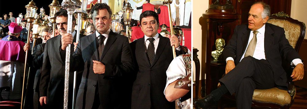 A despeito dos crescentes rumores sobre a substituição de Pimenta da Veiga por Marcus Pestana, como candidato do PSDB ao governo de Minas Gerais, o senador Aécio Neves (PSDB-MG) negou essa possibilidade; "Isso na verdade está na especulação provavelmente de alguns adversários que temem a força de Pimenta da Veiga. Pimenta da Veiga será o candidato do PSDB e será o futuro governador de Minas Gerais", disse ele ontem à noite, após uma procissão em São João del Rei; Aécio comentou ainda a queda da presidente Dilma no Ibope; "natural e esperado" (Foto: Leonardo Attuch) A despeito dos crescentes rumores sobre a substituição de Pimenta da Veiga por Marcus Pestana, como candidato do PSDB ao governo de Minas Gerais, o senador Aécio Neves (PSDB-MG) negou essa possibilidade; "Isso na verdade está na especulação provavelmente de alguns adversários que temem a força de Pimenta da Veiga. Pimenta da Veiga será o candidato do PSDB e será o futuro governador de Minas Gerais", disse ele ontem à noite, após uma procissão em São João del Rei; Aécio comentou ainda a queda da presidente Dilma no Ibope; "natural e esperado"