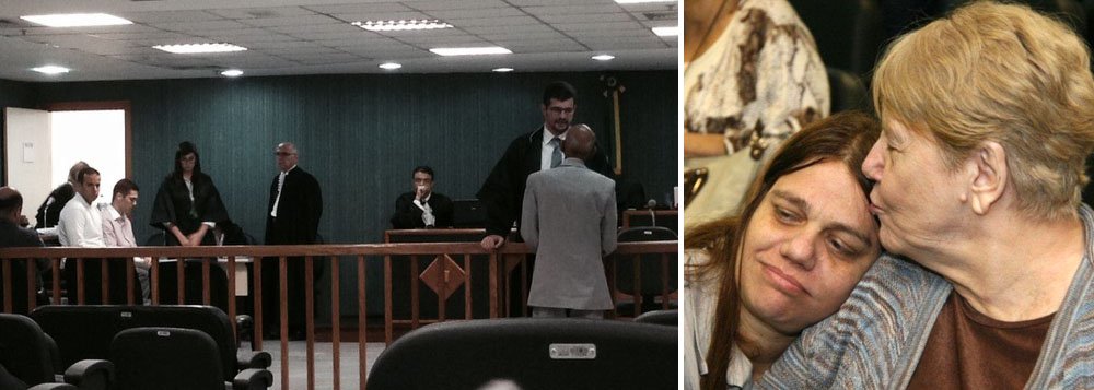 O Tribunal do Júri de Niterói condenou os dois últimos policiais militares acusados de participar do assassinato da juíza Patrícia Lourival Acioli, em 2011; Sammy dos Santos Quintanilha recebeu pena de 25 anos de reclusão em regime fechado pelos crimes de homicídio triplamente qualificado (motivo torpe, emboscada e para assegurar impunidade de outros crimes) e formação de quadrilha (Foto: Leonardo Lucena) O Tribunal do Júri de Niterói condenou os dois últimos policiais militares acusados de participar do assassinato da juíza Patrícia Lourival Acioli, em 2011; Sammy dos Santos Quintanilha recebeu pena de 25 anos de reclusão em regime fechado pelos crimes de homicídio triplamente qualificado (motivo torpe, emboscada e para assegurar impunidade de outros crimes) e formação de quadrilha