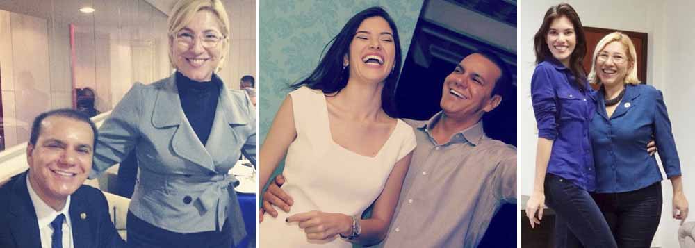 Virgínia Teresinha de Moura, mãe da noiva de Ataídes Oliveira, a ex-miss Tocantins Viviane Fragoso, é funcionária comissionada do gabinete do senador e recebe por mês R$ 8.577,00; Virgínia está lotada no Senado desde 2012; com a fundação do Pros, do qual Ataídes é vice-presidente, a sogra passou a cuidar diretamente dos agendamentos do senador com líderes e filiados do partido no Tocantins; o discurso do novo, do combate à corrupção e da moralidade na política, adotado pelo senador e pré-candidato a governador do Pros, parece não ser referendado na prática
(Foto: Aquiles Lins) Virgínia Teresinha de Moura, mãe da noiva de Ataídes Oliveira, a ex-miss Tocantins Viviane Fragoso, é funcionária comissionada do gabinete do senador e recebe por mês R$ 8.577,00; Virgínia está lotada no Senado desde 2012; com a fundação do Pros, do qual Ataídes é vice-presidente, a sogra passou a cuidar diretamente dos agendamentos do senador com líderes e filiados do partido no Tocantins; o discurso do novo, do combate à corrupção e da moralidade na política, adotado pelo senador e pré-candidato a governador do Pros, parece não ser referendado na prática