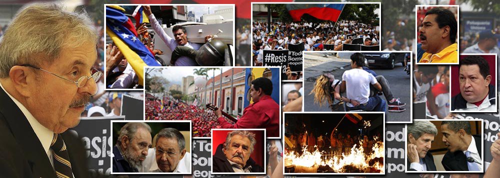 Ex-presidente dedica máximo empenho para proteger regime constitucional do país vizinho; nota de apoio expedida pelo Mercosul ao governo de Nicolás Maduro foi articulada por Lula; nesta segunda-feira 24, na qualidade de maior liderança da esquerda latino-americana, ele desembarca em Havana para conversas com Raúl e, claro, Fidel Castro; Cuba seria o país mais afetado pela queda do regime chavista que, conforme despacho da agência Reuters, vai perdendo o controle sobre grupos paramilitares que apoiam o governo; quatro mortes, centenas de prisões e caos em Caracas e no interior do país levantam dúvidas sobre sustentação de Maduro; Barack Obama, que teve diplomatas expulsos, dispara palpites de Washington; Lula pode salvar a herança de Hugo Chávez? (Foto: Sheila Lopes) Ex-presidente dedica máximo empenho para proteger regime constitucional do país vizinho; nota de apoio expedida pelo Mercosul ao governo de Nicolás Maduro foi articulada por Lula; nesta segunda-feira 24, na qualidade de maior liderança da esquerda latino-americana, ele desembarca em Havana para conversas com Raúl e, claro, Fidel Castro; Cuba seria o país mais afetado pela queda do regime chavista que, conforme despacho da agência Reuters, vai perdendo o controle sobre grupos paramilitares que apoiam o governo; quatro mortes, centenas de prisões e caos em Caracas e no interior do país levantam dúvidas sobre sustentação de Maduro; Barack Obama, que teve diplomatas expulsos, dispara palpites de Washington; Lula pode salvar a herança de Hugo Chávez?