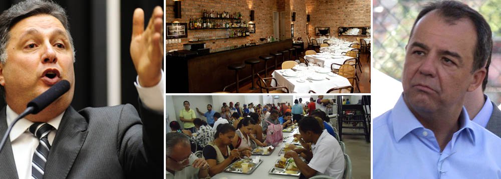 Líder do PR acusa governo do Estado de ter abandonado programa de restaurantes populares e investir em concurso gastronômico entre endereços estrelados da Zona Sul do Rio de Janeiro; "Sergio Cabral privilegia a elite, por isso é vaiado por onde passa", desferiu Garotinho; ele lidera as pesquisas de intenção de voto para a eleição de governador; "Há apenas uma unanimidade no Brasil hoje, contra Cabral" (Foto: Marco Damiani) Líder do PR acusa governo do Estado de ter abandonado programa de restaurantes populares e investir em concurso gastronômico entre endereços estrelados da Zona Sul do Rio de Janeiro; "Sergio Cabral privilegia a elite, por isso é vaiado por onde passa", desferiu Garotinho; ele lidera as pesquisas de intenção de voto para a eleição de governador; "Há apenas uma unanimidade no Brasil hoje, contra Cabral"