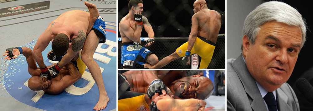 O deputado José Mentor (PT/SP) argumenta que sim; "A luta de MMA não é esporte porque não protege o atleta que a pratica; não é luta marcial porque prega o ataque e a agressão ao contrário das artes marciais que pregam a autodefesa, autocontrole e não agressão. MMA é só violência", diz o parlamentar, que apresentou projeto de lei para que as transmissões – hoje um negócio milionário promovido pela Globo – sejam suspensas; ele lembra que França e o estado de Nova York, nos Estados Unidos, proibiram não apenas as transmissões, como a própria prática do "esporte", que, no fim de semana, colocou em destaque a fratura de Anderson Silva (Foto: Sheila Lopes) O deputado José Mentor (PT/SP) argumenta que sim; "A luta de MMA não é esporte porque não protege o atleta que a pratica; não é luta marcial porque prega o ataque e a agressão ao contrário das artes marciais que pregam a autodefesa, autocontrole e não agressão. MMA é só violência", diz o parlamentar, que apresentou projeto de lei para que as transmissões – hoje um negócio milionário promovido pela Globo – sejam suspensas; ele lembra que França e o estado de Nova York, nos Estados Unidos, proibiram não apenas as transmissões, como a própria prática do "esporte", que, no fim de semana, colocou em destaque a fratura de Anderson Silva