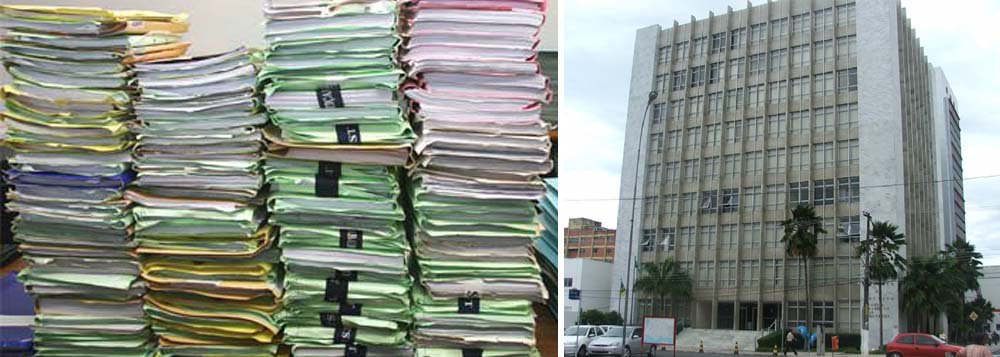 Levantamento revela que os vencimentos salariais dos desembargadores sergipanos em 2012 foram, em média, de R$ 34,4 mil, mensais, quase R$ 8 mil a mais do que o teto constitucional, mesmo com a taxa de congestionamento em alta, chegando a quase 57%, acima da média nacional, o que denota acúmulo de processos e baixa produtividade (Foto: Valter Lima) Levantamento revela que os vencimentos salariais dos desembargadores sergipanos em 2012 foram, em média, de R$ 34,4 mil, mensais, quase R$ 8 mil a mais do que o teto constitucional, mesmo com a taxa de congestionamento em alta, chegando a quase 57%, acima da média nacional, o que denota acúmulo de processos e baixa produtividade