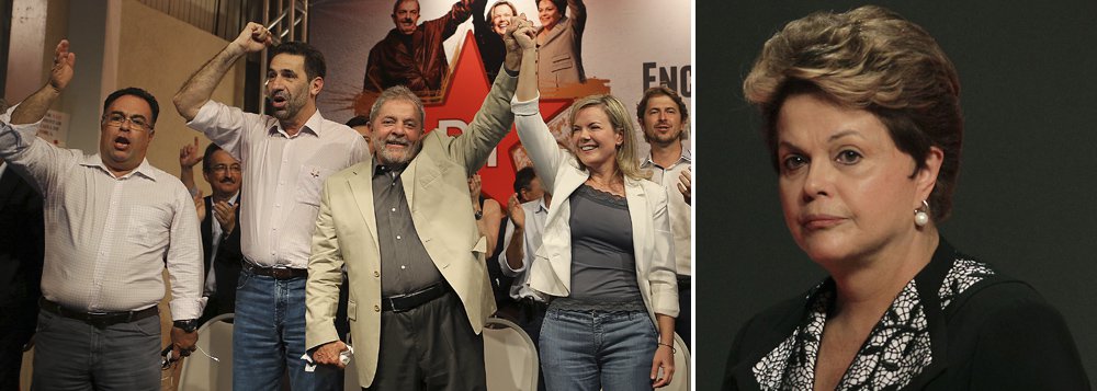 Ex-presidente fez duras críticas à grande mídia no encontro estadual do PT em São José dos Pinhais, região metropolitana de Curitiba, nesta sexta (14); segundo ele, enquanto durante o governo FHC, "a imprensa era chapa branca", tanto em seu governo quanto na gestão da presidente Dilma Rousseff, existe "muito preconceito"; "Estou boquiaberto como a imprensa trata a Dilma. Pensei que a imprensa fosse tratá-la com mais respeito pelo cargo que ela ocupa, que fosse ser mais verdadeira. O preconceito contra Dilma é porque ela é mulher, pelo fato de que não estava previsto na cabeça da elite brasileira que uma mulher pudesse ocupar os espaços políticos até ontem ocupado por homens", disse; Lula afirmou que é "obrigação" dele reeleger Dilma e "não permitir que o país entre numa aventura" (Foto: Valter Lima) Ex-presidente fez duras críticas à grande mídia no encontro estadual do PT em São José dos Pinhais, região metropolitana de Curitiba, nesta sexta (14); segundo ele, enquanto durante o governo FHC, "a imprensa era chapa branca", tanto em seu governo quanto na gestão da presidente Dilma Rousseff, existe "muito preconceito"; "Estou boquiaberto como a imprensa trata a Dilma. Pensei que a imprensa fosse tratá-la com mais respeito pelo cargo que ela ocupa, que fosse ser mais verdadeira. O preconceito contra Dilma é porque ela é mulher, pelo fato de que não estava previsto na cabeça da elite brasileira que uma mulher pudesse ocupar os espaços políticos até ontem ocupado por homens", disse; Lula afirmou que é "obrigação" dele reeleger Dilma e "não permitir que o país entre numa aventura"