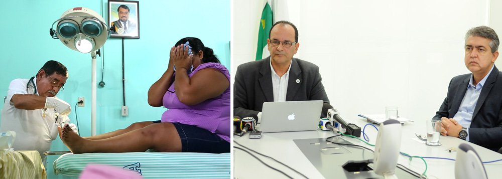"A nossa expectativa era receber 97 profissionais, mas nesta primeira etapa receberemos apenas 15. Os médicos vão trabalhar em equipes de saúde da família", destacou o Secretário de Saúde do DF, Rafael Barbosa, que participou hoje de uma reunião com o secretário-adjunto da Secretaria de Gestão do Trabalho e da Educação na Saúde, Fernando Menezes (Foto: Gisele Federicce) "A nossa expectativa era receber 97 profissionais, mas nesta primeira etapa receberemos apenas 15. Os médicos vão trabalhar em equipes de saúde da família", destacou o Secretário de Saúde do DF, Rafael Barbosa, que participou hoje de uma reunião com o secretário-adjunto da Secretaria de Gestão do Trabalho e da Educação na Saúde, Fernando Menezes