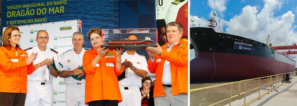 Em discurso em Pernambuco, em cerimônia alusiva à viagem inaugural do navio Dragão do Mar e do batismo do navio Henrique Dias, no Estaleiro Atlântico Sul, em Ipojuca, presidente da Petrobras destacou bons números da estatal e pediu aos petroleiros: "Nesse momento, preciso muito da energia de todos vocês"; Graça Foster apareceu em público pela primeira vez nesta segunda-feira, ao lado da presidente Dilma Rousseff, depois da onda de denúncias contra a estatal, alvo de disputa por CPI no Congresso (Foto: Gisele Federicce) Em discurso em Pernambuco, em cerimônia alusiva à viagem inaugural do navio Dragão do Mar e do batismo do navio Henrique Dias, no Estaleiro Atlântico Sul, em Ipojuca, presidente da Petrobras destacou bons números da estatal e pediu aos petroleiros: "Nesse momento, preciso muito da energia de todos vocês"; Graça Foster apareceu em público pela primeira vez nesta segunda-feira, ao lado da presidente Dilma Rousseff, depois da onda de denúncias contra a estatal, alvo de disputa por CPI no Congresso