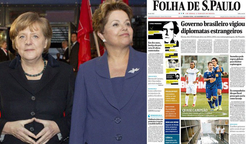 Brasil e Alemanha apresentaram nesta quinta-feira uma proposta de resolução que pede o fim dos excessos na vigilância eletrônica; texto manifesta profunda preocupação com "violações de direitos humanos e abusos que possam resultar da conduta de qualquer vigilância de comunicações, incluindo a vigilância extraterritorial de comunicações"; ação dos governos brasileiro e alemão revela que tentativa da Folha de tornar o governo americano vítima de espionagem brasileira não deu muito certo (Foto: Valter Lima) Brasil e Alemanha apresentaram nesta quinta-feira uma proposta de resolução que pede o fim dos excessos na vigilância eletrônica; texto manifesta profunda preocupação com "violações de direitos humanos e abusos que possam resultar da conduta de qualquer vigilância de comunicações, incluindo a vigilância extraterritorial de comunicações"; ação dos governos brasileiro e alemão revela que tentativa da Folha de tornar o governo americano vítima de espionagem brasileira não deu muito certo