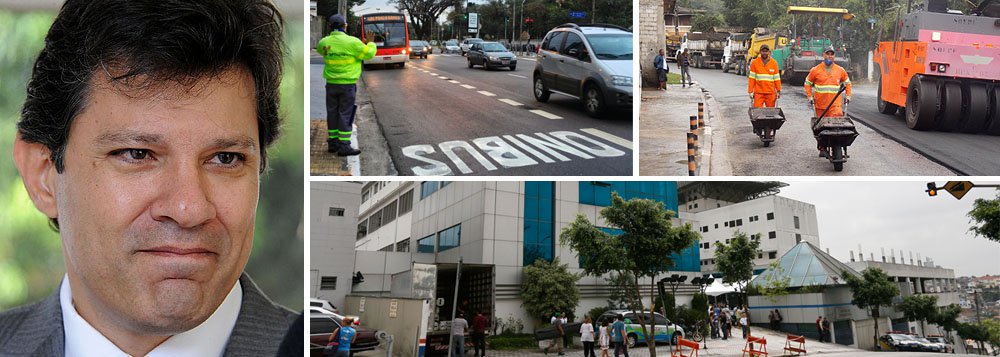 Ao site do jornal El País publicado em língua portuguesa, prefeito da capital paulista afirma que está preocupado, apenas, em ser um bom prefeito; "a minha métrica do sucesso não é a reeleição", afirmou; segundo Fernando Haddad, medidas de combate à corrupção, que têm sido a marca de seu governo, não necessariamente serão refletidas em apoio político; apesar do cansaço do primeiro ano de seu governo – com protestos e derrotas como o aumento do IPTU –, petista diz não se arrepender de nada: "é um privilégio viver essa experiência" (Foto: Gisele Federicce) Ao site do jornal El País publicado em língua portuguesa, prefeito da capital paulista afirma que está preocupado, apenas, em ser um bom prefeito; "a minha métrica do sucesso não é a reeleição", afirmou; segundo Fernando Haddad, medidas de combate à corrupção, que têm sido a marca de seu governo, não necessariamente serão refletidas em apoio político; apesar do cansaço do primeiro ano de seu governo – com protestos e derrotas como o aumento do IPTU –, petista diz não se arrepender de nada: "é um privilégio viver essa experiência"