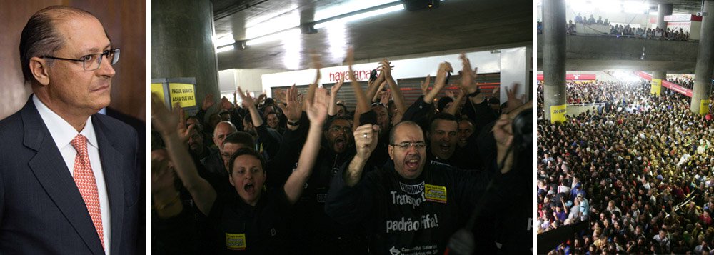 Maior cidade do país amanhece nesta quinta-feira 5 com greve no metrô; na noite de ontem, marcha de sem teto na avenida Radial Leste, uma manifestação de policiais militares em frente ao estádio do Itaquerão e um conflito entre favelados do Parque Novo Mundo e policiais militares tensionaram a populosa Zona Leste da cidade; cinegrafista da Rede Bandeirantes agredido por policial militar aumentou carga dramática da situação, a oito dias da abertura da Copa do Mundo; metroviários querem 35% de reajuste, mas companhia do metrô oferece 8,7%; policial agressor de profissional foi preso (Foto: Ana Pupulin) Maior cidade do país amanhece nesta quinta-feira 5 com greve no metrô; na noite de ontem, marcha de sem teto na avenida Radial Leste, uma manifestação de policiais militares em frente ao estádio do Itaquerão e um conflito entre favelados do Parque Novo Mundo e policiais militares tensionaram a populosa Zona Leste da cidade; cinegrafista da Rede Bandeirantes agredido por policial militar aumentou carga dramática da situação, a oito dias da abertura da Copa do Mundo; metroviários querem 35% de reajuste, mas companhia do metrô oferece 8,7%; policial agressor de profissional foi preso