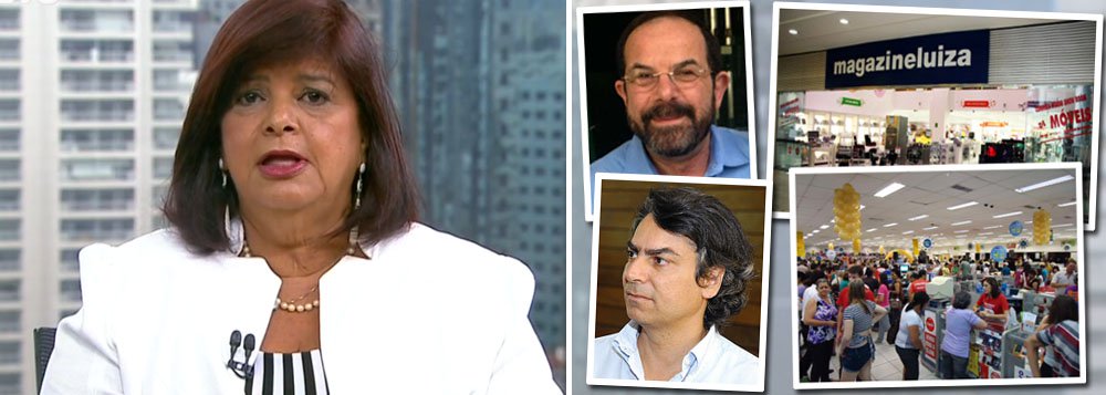 Dona da terceira maior rede de varejo do Brasil, a Magazine Luiza, Luiza Trajano rebate, em entrevista ao programa Manhattan Connection, da Globo News, os pessimistas que "só veem o copo do lado vazio, nunca do lado cheio"; a Caio Blinder, que fala em "varejo em crise", ela diz: "o crédito, o aumento da renda, o emprego e a entrada dessa classe média gerou para o setor a década do varejo"; Diogo Mainardi falou em inadimplência, inflação, aumento de juros e perguntou: "quando você irá vender suas lojas para a Amazon?"; apresentador recebeu como resposta: "inadimplência nunca esteve tão boa e ninguém será vendido" (Foto: Gisele Federicce) www.brasil247.com - Dona da terceira maior rede de varejo do Brasil, a Magazine Luiza, Luiza Trajano rebate, em entrevista ao programa Manhattan Connection, da Globo News, os pessimistas que "só veem o copo do lado vazio, nunca do lado cheio"; a Caio Blinder, que fala em "varejo em crise", ela diz: "o crédito, o aumento da renda, o emprego e a entrada dessa classe média gerou para o setor a década do varejo"; Diogo Mainardi falou em inadimplência, inflação, aumento de juros e perguntou: "quando você irá vender suas lojas para a Amazon?"; apresentador recebeu como resposta: "inadimplência nunca esteve tão boa e ninguém será vendido"