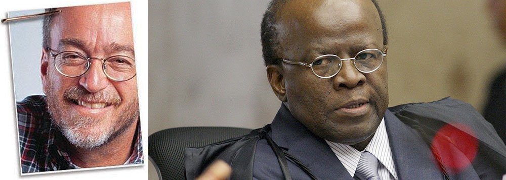 Em sua análise, ele afirma que "o mal maior de Joaquim Barbosa é o exemplo de inclemência – maldade, usemos logo a palavra certa – que ele passa a brasileiros" (Foto: Leonardo Attuch) Em sua análise, ele afirma que "o mal maior de Joaquim Barbosa é o exemplo de inclemência – maldade, usemos logo a palavra certa – que ele passa a brasileiros"