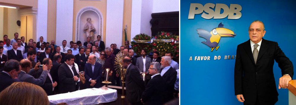 Lideranças do PSDB compareceram maciçamente ao velório do deputado federal e ex-presidente nacional da legenda, Sérgio Guerra, que acontece no plenário da Assembleia Legislativa de Pernambuco (Alepe); entre os presentes estão os governadores de São Paulo e Roraima, Geraldo Alckmin e Anchieta Junior; o ex-candidato do partido à Presidência da República, José Serra; o senador paulista Aloysio Nunes; o ex-tesoureiro nacional da legenda, Eduardo Jorge, entre outros; Serra ressaltou a sua convivência com o parlamentar pernambucano e disse a sua morte “vai deixar uma lacuna muito grande na política nacional” (Foto: Paulo Emílio) Lideranças do PSDB compareceram maciçamente ao velório do deputado federal e ex-presidente nacional da legenda, Sérgio Guerra, que acontece no plenário da Assembleia Legislativa de Pernambuco (Alepe); entre os presentes estão os governadores de São Paulo e Roraima, Geraldo Alckmin e Anchieta Junior; o ex-candidato do partido à Presidência da República, José Serra; o senador paulista Aloysio Nunes; o ex-tesoureiro nacional da legenda, Eduardo Jorge, entre outros; Serra ressaltou a sua convivência com o parlamentar pernambucano e disse a sua morte “vai deixar uma lacuna muito grande na política nacional”
