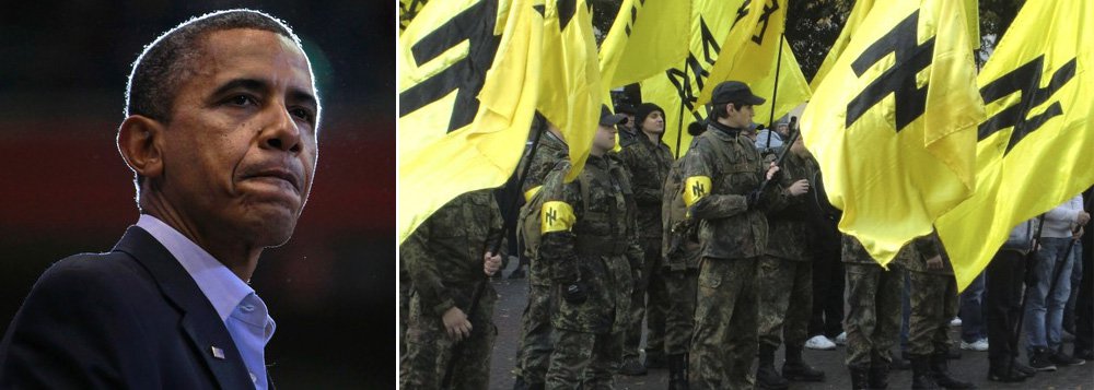 Entenda os riscos da ajuda dos Estados Unidos aos grupos neonazistas que derrubaram o presidente democraticamente eleito da Ucrânia, Viktor Yanukovych; segundo o New York Times, em 2004, o líder fascista do partido Svoboda, Oleh Tyahnybok, foi expulso da facção parlamentar do governo por conclamar os ucranianos a lutar contra o que chamou de máfia moscovita-judaica (Foto: Roberta Namour) Entenda os riscos da ajuda dos Estados Unidos aos grupos neonazistas que derrubaram o presidente democraticamente eleito da Ucrânia, Viktor Yanukovych; segundo o New York Times, em 2004, o líder fascista do partido Svoboda, Oleh Tyahnybok, foi expulso da facção parlamentar do governo por conclamar os ucranianos a lutar contra o que chamou de máfia moscovita-judaica