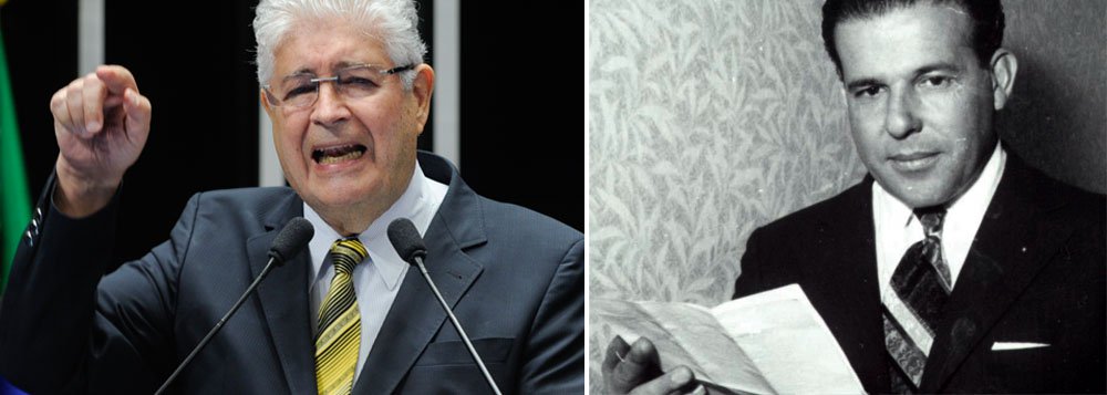 “Por unanimidade, o Congresso restituiu simbolicamente o mandato do presidente Goulart, deposto pelo golpe militar de 1964. Agora, queremos dar substância às homenagens, reapresentando no Senado as propostas que levaram as sua deposição”, disse o senador Roberto Requião (PMDB-PR); trata-se de propostas de reforma agrária e de definição do conceito de empresa brasileira de capital nacional, encaminhando ambas sob forma de projeto de lei (Foto: Roberta Namour) “Por unanimidade, o Congresso restituiu simbolicamente o mandato do presidente Goulart, deposto pelo golpe militar de 1964. Agora, queremos dar substância às homenagens, reapresentando no Senado as propostas que levaram as sua deposição”, disse o senador Roberto Requião (PMDB-PR); trata-se de propostas de reforma agrária e de definição do conceito de empresa brasileira de capital nacional, encaminhando ambas sob forma de projeto de lei