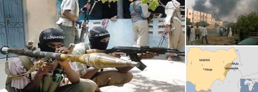 Atentado aconteceu na cidade de Mubi, que já foi alvo de ataques por parte do grupo islamita Boko Haram; o estádio de futebol fica em Adamawa, no nordeste da Nigéria, em estado de sítio há um ano; maioria das vítimas eram torcedores (Foto: Roberta Namour) Atentado aconteceu na cidade de Mubi, que já foi alvo de ataques por parte do grupo islamita Boko Haram; o estádio de futebol fica em Adamawa, no nordeste da Nigéria, em estado de sítio há um ano; maioria das vítimas eram torcedores