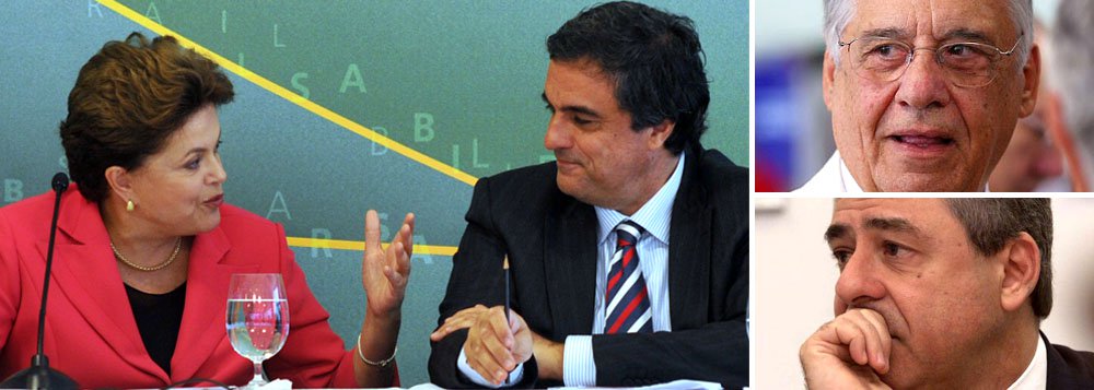 Página do Partido dos Trabalhadores no Facebook, que usa a imagem da presidente Dilma Rousseff, defende a conduta do ministro José Eduardo Cardozo na polêmica do chamado propinoduto dos trens. "Com a ajuda de certa mídia que lhe presta serviços diários, o PSDB tentou estabelecer uma discussão bizantina sobre a competência de o ministro da Justiça cumprir a lei!", diz o texto "Gavetas vazias", que também critica os anos FHC, quando o procurador-geral, Geraldo Brindeiro, era chamado de "engavetador-geral da República" (Foto: Leonardo Attuch) Página do Partido dos Trabalhadores no Facebook, que usa a imagem da presidente Dilma Rousseff, defende a conduta do ministro José Eduardo Cardozo na polêmica do chamado propinoduto dos trens. "Com a ajuda de certa mídia que lhe presta serviços diários, o PSDB tentou estabelecer uma discussão bizantina sobre a competência de o ministro da Justiça cumprir a lei!", diz o texto "Gavetas vazias", que também critica os anos FHC, quando o procurador-geral, Geraldo Brindeiro, era chamado de "engavetador-geral da República"