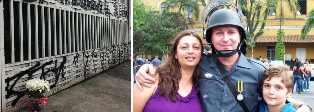 Em depoimento ao Departamento de Homicídios e Proteção à Pessoa, dois colegas de classe afirmaram que Marcelo Pesseghini, de 13 anos, contou minutos antes do início das aulas que tinha matado os pais, a avó e a tia-avó. Para um deles, teria perguntado: "Se eu morrer, você vai sentir minha falta?". A polícia acredita que o jovem matou a família, dirigiu com o carro dos pais até a escola, frequentou as aulas de manhã e retornou para casa de carona, onde se suicidou (Foto: Roberta Namour) Em depoimento ao Departamento de Homicídios e Proteção à Pessoa, dois colegas de classe afirmaram que Marcelo Pesseghini, de 13 anos, contou minutos antes do início das aulas que tinha matado os pais, a avó e a tia-avó. Para um deles, teria perguntado: "Se eu morrer, você vai sentir minha falta?". A polícia acredita que o jovem matou a família, dirigiu com o carro dos pais até a escola, frequentou as aulas de manhã e retornou para casa de carona, onde se suicidou