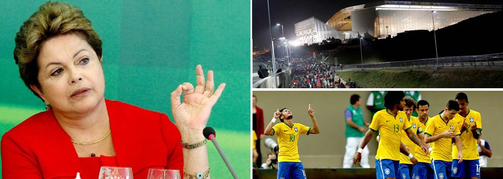Grupo de sem-teto que reuniu mais de 12 mil pessoas em torno do Itaquerão na última quarta-feira prometia bloquear as vias de acesso ao estádio do Morumbi nesta sexta-feira, dia do amistoso do Brasil contra a Sérvia; após reunião com interlocutores da presidente Dilma Rousseff, líderes do movimento concordaram em aguardar até hoje decisão sobre desapropriação de um terreno ocupado por 4 mil famílias próximo ao palco de abertura da Copa (Foto: Roberta Namour) Grupo de sem-teto que reuniu mais de 12 mil pessoas em torno do Itaquerão na última quarta-feira prometia bloquear as vias de acesso ao estádio do Morumbi nesta sexta-feira, dia do amistoso do Brasil contra a Sérvia; após reunião com interlocutores da presidente Dilma Rousseff, líderes do movimento concordaram em aguardar até hoje decisão sobre desapropriação de um terreno ocupado por 4 mil famílias próximo ao palco de abertura da Copa